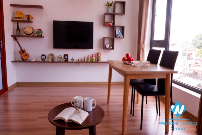A delightful, spacious apartment for rent on Van Bao, Ba Dinh District