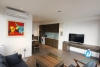 A modern serviced apartment with beautiful city view for rent in Ba Dinh District 