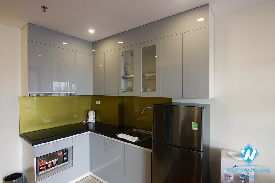 A  Fashionable and modern furnitured apartment with 1 bedroom for rent on Ba Dinh 