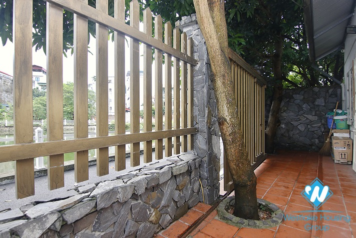 Two-bedroom garden house for rent near Ngoc Thuy International School. Long Bien