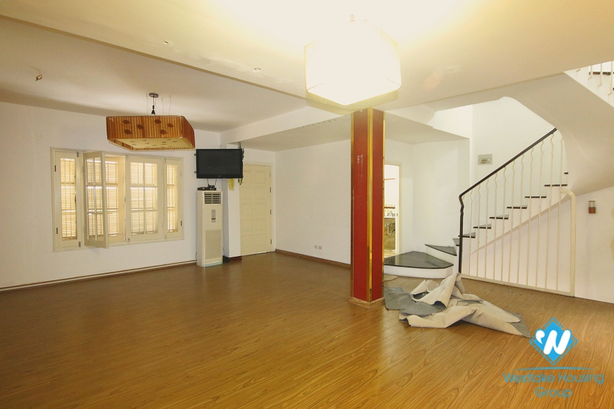 A Bright Spacious 4th floor house for rent in Ba Dinh 