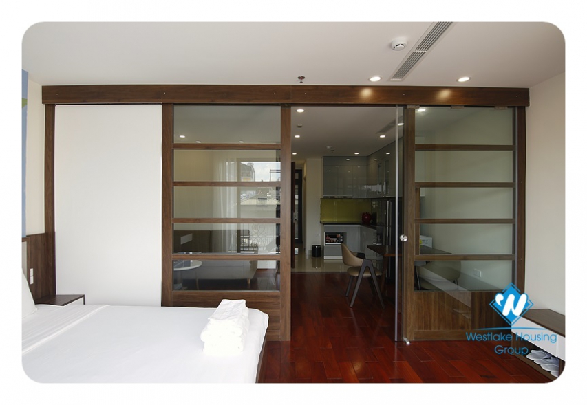 Bright 1-bedroom apartment with a nice balcony on Phan Ke Binh Str,, Ba Dinh