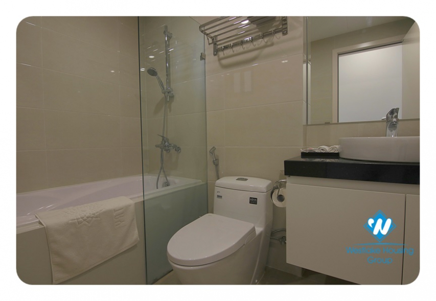 Bright 1-bedroom apartment with a nice balcony on Phan Ke Binh Str,, Ba Dinh
