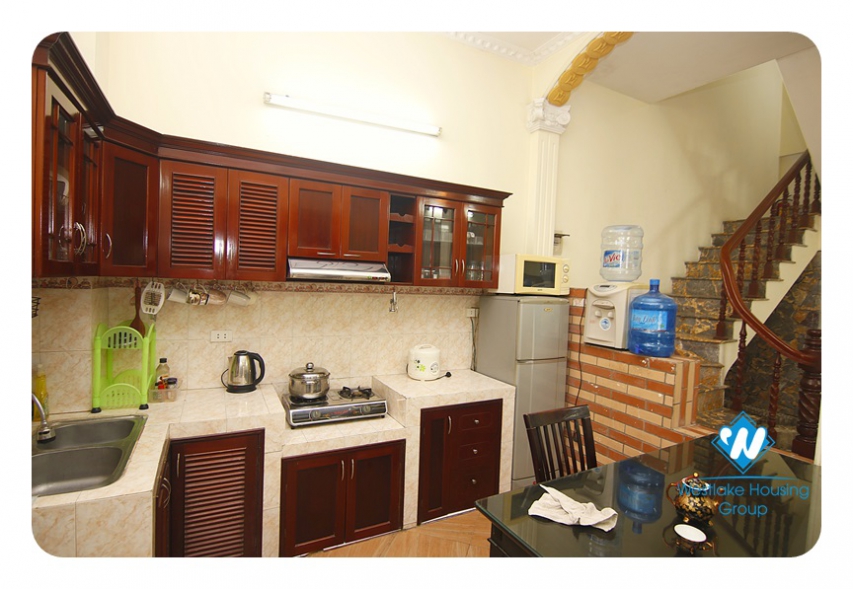 A nice  house with courtyard for rent in Ba Dinh district