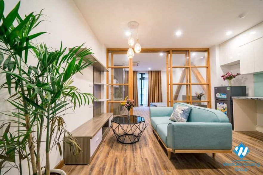 Stylish-looking 1-bedroom apartment on Tran Duy Hung Str.