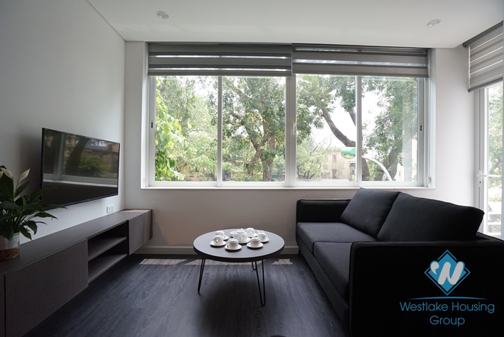 Bright studio for rent in Pho Duc Chinh street, Ba Dinh, Ha Noi