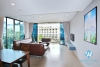 Lake view two bedrooms apartment for rent in Tu Hoa, Tay Ho