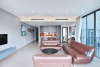 Lake view two bedrooms apartment for rent in Tu Hoa, Tay Ho