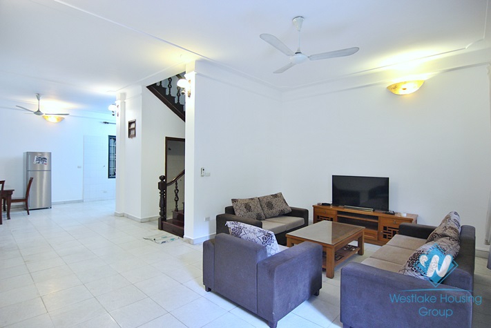 A renovated five bedrooms house for rent in To Ngoc Van, Tay Ho