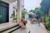 House with four bedrooms and large green garden space for rent in Ngoc Thuy Long Bien
