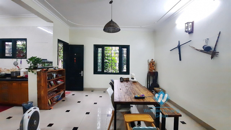 House with four bedrooms and large green garden space for rent in Ngoc Thuy Long Bien