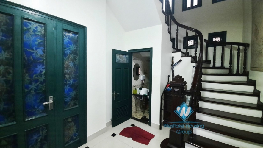 House with four bedrooms and large green garden space for rent in Ngoc Thuy Long Bien