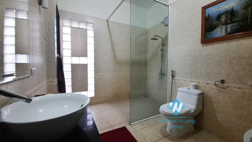 House with four bedrooms and large green garden space for rent in Ngoc Thuy Long Bien