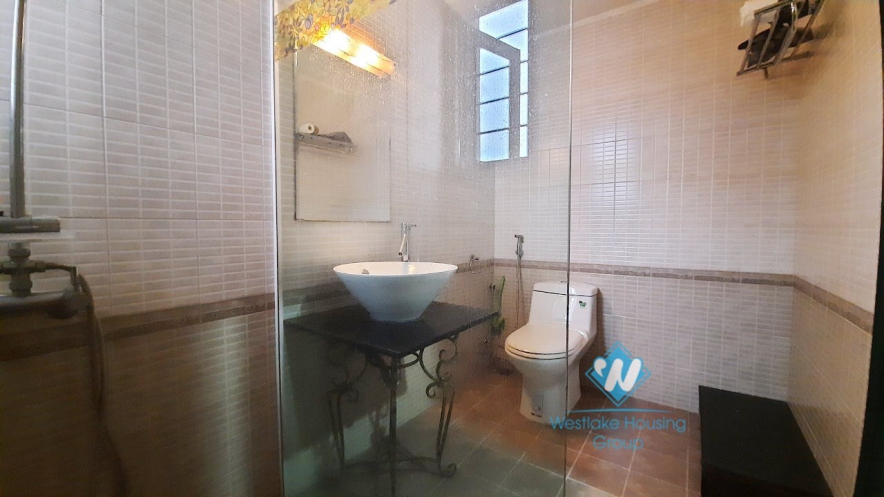 House with four bedrooms and large green garden space for rent in Ngoc Thuy Long Bien