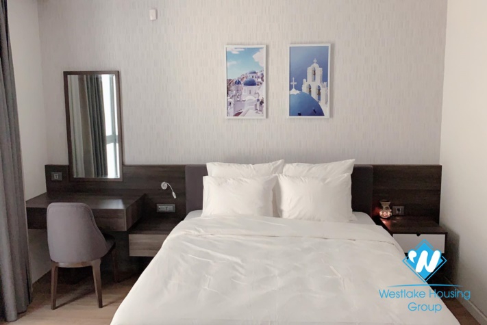 Brand-New Bright serviced studio for rent in Truc Bach street