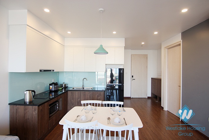 Brand new 2 bedroom apartment on high floor for rent in Trinh cong son, Tay ho