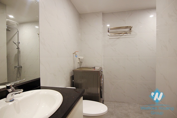Brand new 2 bedroom apartment on high floor for rent in Trinh cong son, Tay ho