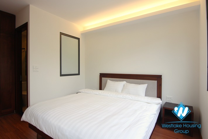  Brand-New Beautiful and modern design and large balcony on  3th floor apartment for rent in Quang Khanh 