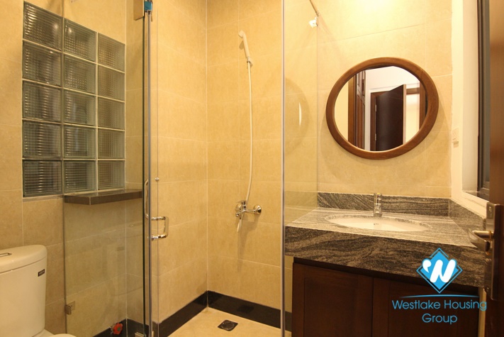  Brand-New Beautiful and modern design and large balcony on  3th floor apartment for rent in Quang Khanh 