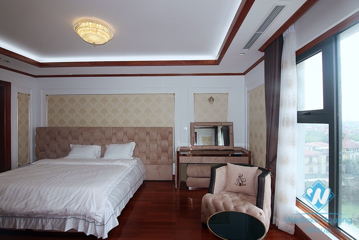 Beautiful brand new 3 bedroom apartment for rent in D'Leroi Soleil, Xuan dieu, Tay ho