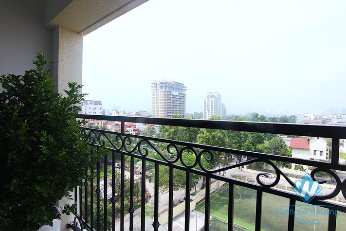 Beautiful brand new 3 bedroom apartment for rent in D'Leroi Soleil, Xuan dieu, Tay ho
