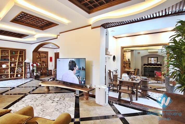 A gorgeous newly renovated villa for rent in Tay ho, Ha noi