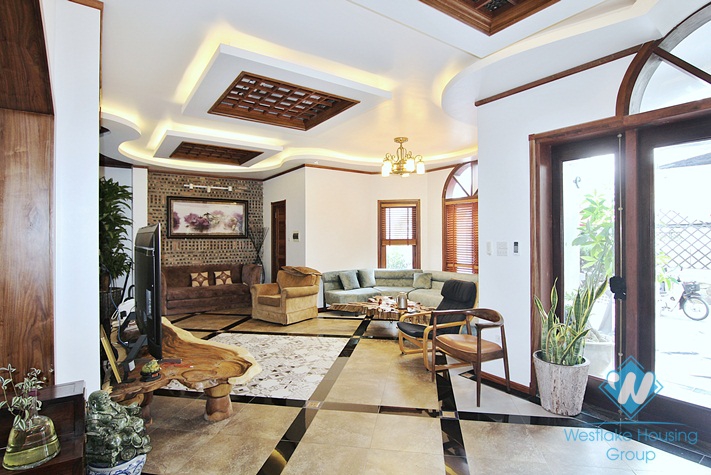 A gorgeous newly renovated villa for rent in Tay ho, Ha noi
