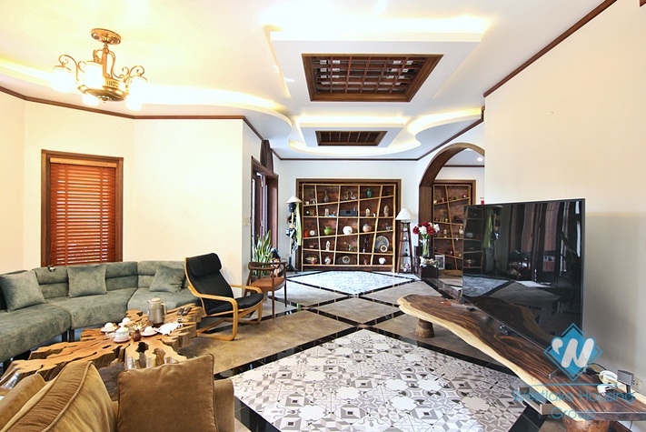 A gorgeous newly renovated villa for rent in Tay ho, Ha noi