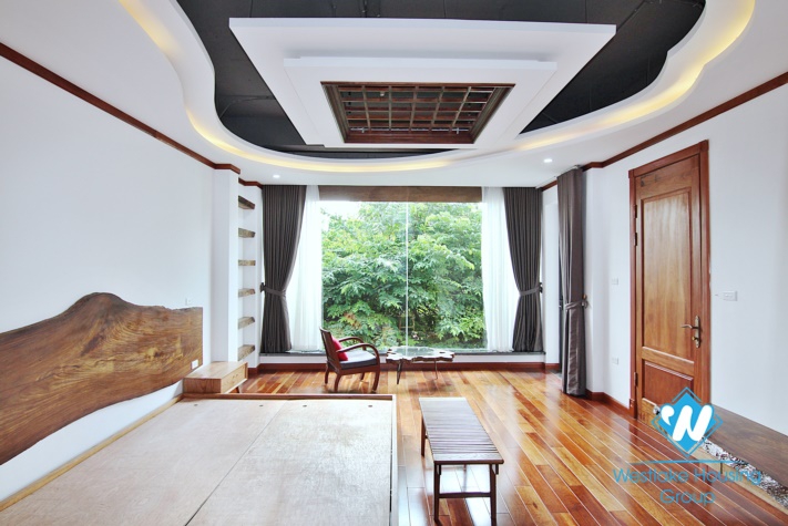 A fabulous brand- new Sophisticated architecture 4 bedroom apartment for rent in To Ngoc Van.