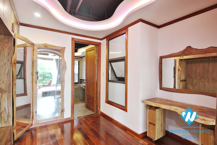 A fabulous brand- new Sophisticated architecture 4 bedroom apartment for rent in To Ngoc Van.