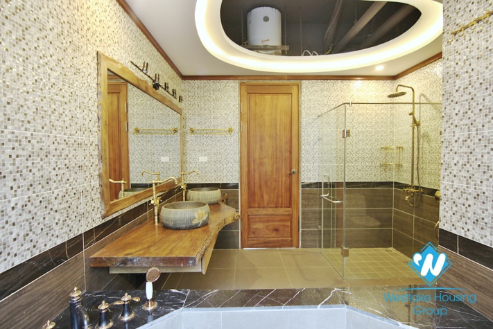 A fabulous brand- new Sophisticated architecture 4 bedroom apartment for rent in To Ngoc Van.
