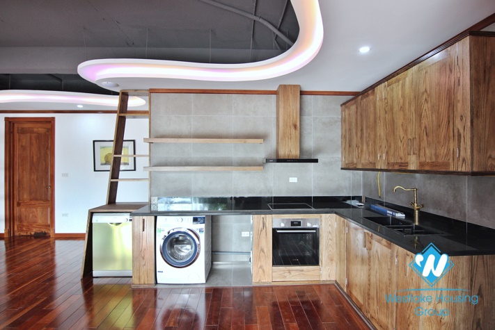 A fabulous brand- new Sophisticated architecture 4 bedroom apartment for rent in To Ngoc Van.