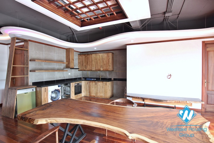A fabulous brand- new Sophisticated architecture 4 bedroom apartment for rent in To Ngoc Van.