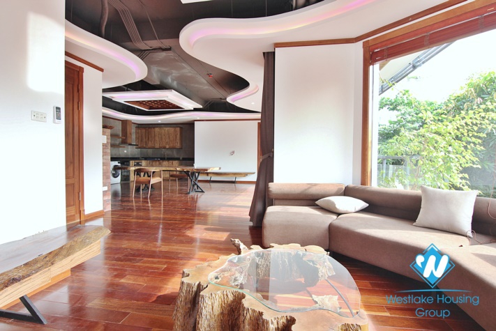 A fabulous brand- new Sophisticated architecture 4 bedroom apartment for rent in To Ngoc Van.