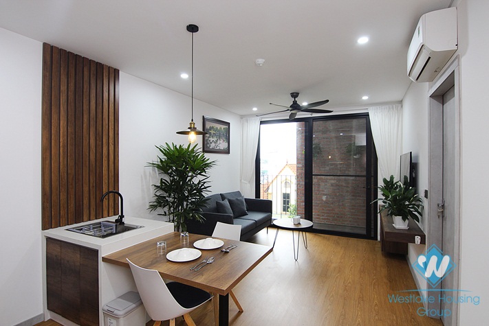 Lovely 1 bedroom apartment with modern furnitures in To Ngoc Van, Tay Ho, Ha Noi