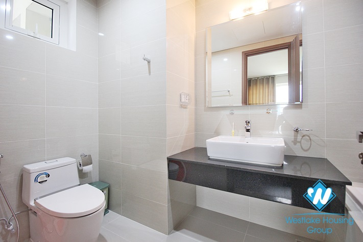 A newly-finished 3 bedroom apartment for rent in Ciputra L Tower