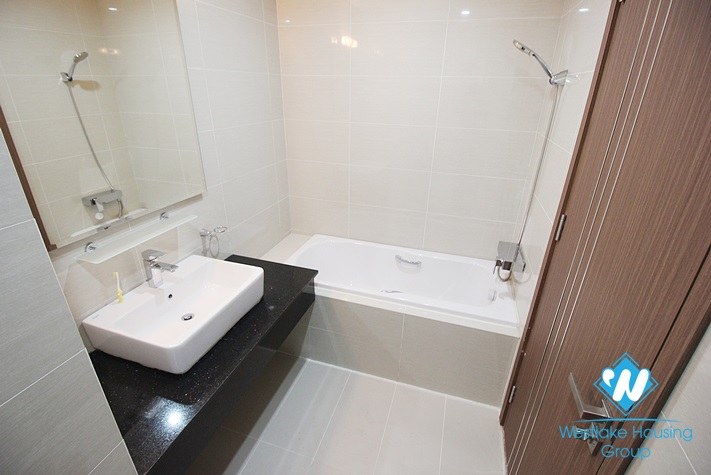 A newly-finished 3 bedroom apartment for rent in Ciputra L Tower