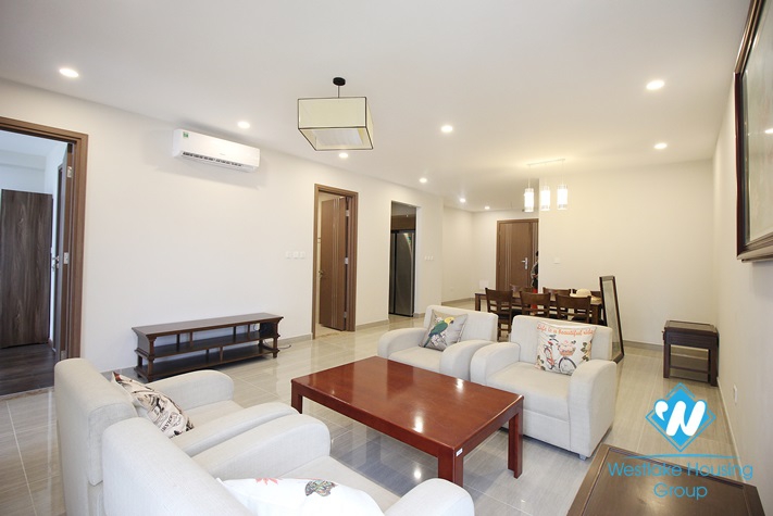 A newly-finished 3 bedroom apartment for rent in Ciputra L Tower