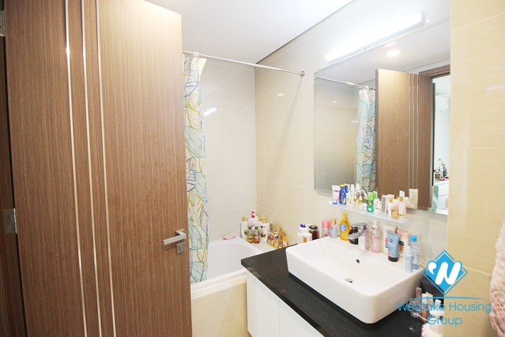 A furnished 3 bedroom apartment for rent in Ciputra L Building