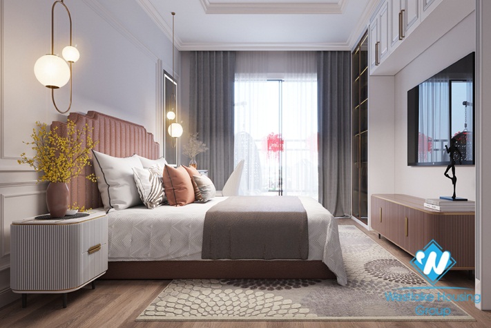 Luxurious furnished four bedroom apartment for rent in Kosmo Tay Ho