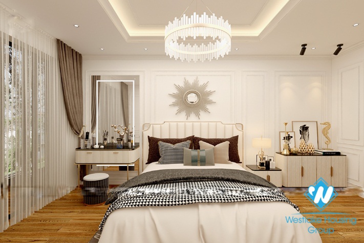 Luxurious furnished four bedroom apartment for rent in Kosmo Tay Ho