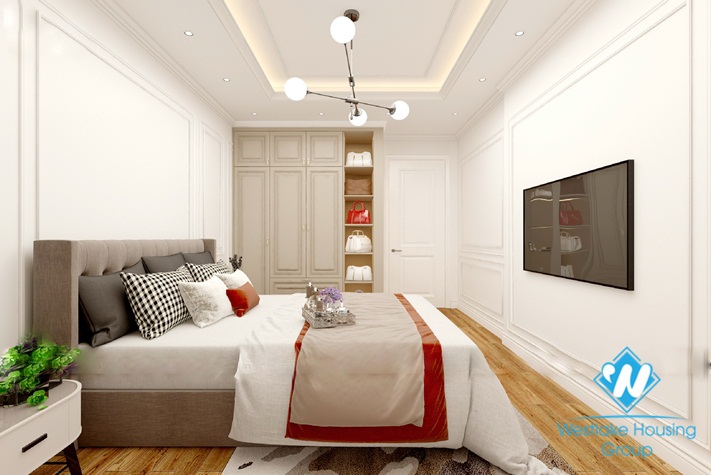 Luxurious furnished four bedroom apartment for rent in Kosmo Tay Ho