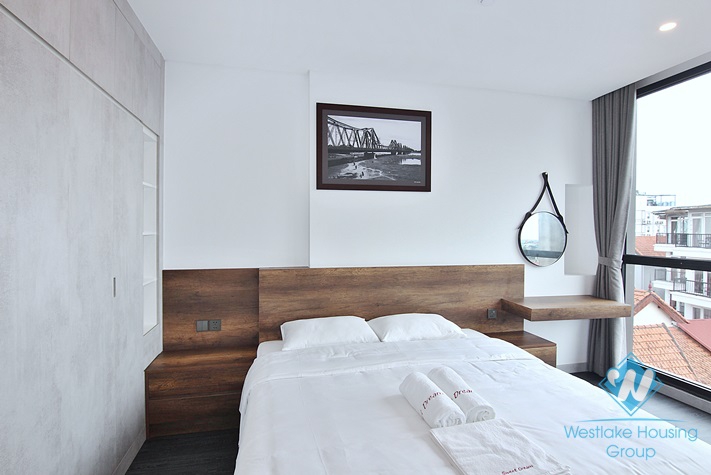 High floor one bedroom apartment for rent in To Ngoc Van st, Tay Ho