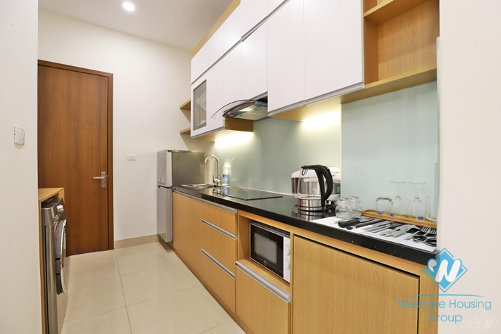 Spacious studio for rent in Kim Ma street, Ba Dinh, Ha Noi