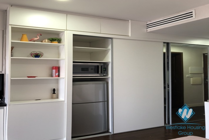 Bright studio for rent in Lancaster building, Ba Dinh, Ha Noi