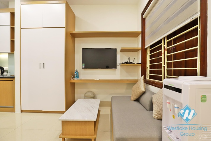 Spacious studio for rent in Kim Ma street, Ba Dinh, Ha Noi