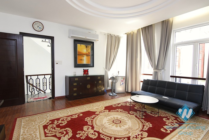 Spacious studio for rent in Quan Thanh st,  Ba Dinh