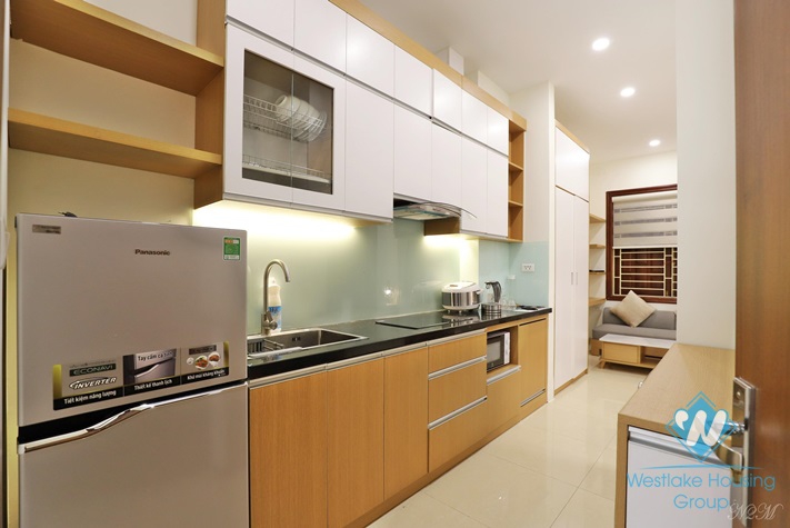 Spacious studio for rent in Kim Ma street, Ba Dinh, Ha Noi