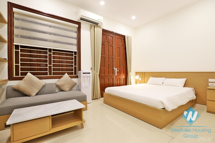 Spacious studio for rent in Kim Ma street, Ba Dinh, Ha Noi