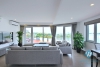 Spectacular lake view apartment for rent in To Ngoc Van st, Tay Ho, Ha Noi